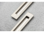 Maniglia Incasso UZ-E6-128 Interasse 128 mm.155x37 05-Alluminio | GTV - immagine 5
